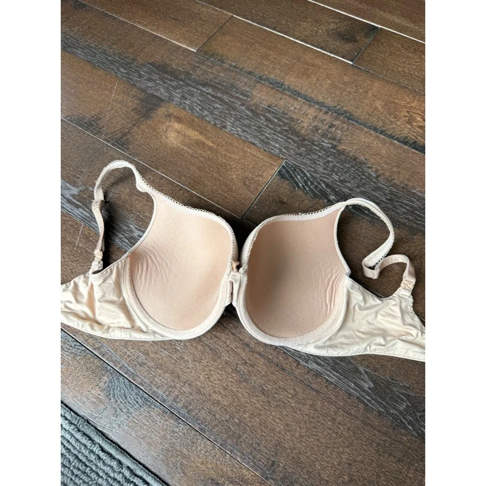 Victoria's‎ Secret Body By Victoria Perfect Shape Bra Beige 32DDD F70 Underwire